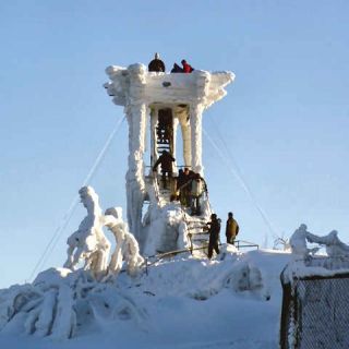 Winteraufnahme Backöfele vor 2017 - Schneeberg in der ErlebnisRegion Fichtelgebirge